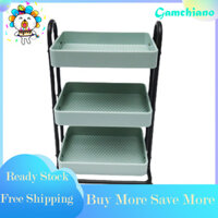 Gamchiano Xe Đẩy Thức Ăn Nhà Búp Bê 1/6 3 Khay Xe Đẩy Nhà Hàng Tinh Tế Cho Nhà Bếp