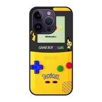 Game Boy Pokemon Pikachu TPU Kính Điện Thoại Di Động Ốp Lưng Bảo Vệ Thả Cho IPhone XS 15 12 13 14 Pro MAX Plus