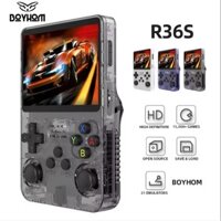 Game Boy R36S Retro Máy Chơi Game Video Cầm Tay Hệ Thống Linux 3.5 Inch Màn Hình IPS Di Động Bỏ Túi Video 64GB 128GB