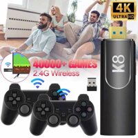 game machine 4K HD Game Stick Retro Video Game Console 40000+ Games + 2*Wireless Controller