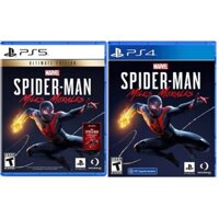 Game Ps5/PS4 : Đĩa game Marvel's Spider-Man Miles Morales Ultimate Hệ US