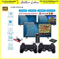 [Game stick 4K] Máy Chơi Game 4 Nút HDMI Không Dây Hơn 10.000 Trò Chơi, Máy Chơi Game  ATARI / PS1 / FC / GBA / SFC