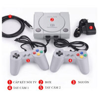 [Game stick HD] Máy Chơi Game 4 Nút 600 Trò Chơi Phiên Bản AV Phù Hợp Mọi Tivi Đều Chơi Được