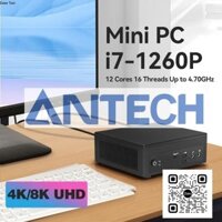 Gamer Mini PC Intel Core i7 1260P Processor 12 Cores Windows 11 DDR4 M.2 NVMe SSD Dual-band WiFi 4K 8K UHD Display