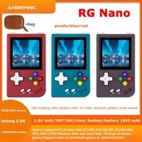 GAMESIR Máy Chơi game Cầm Tay mini rg nano 1.54inch 240 * 240 ddr2 linux ps1 gba arcade mp3 mp4 Aavi 1050Mah 64g tf