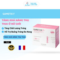 Gametix F - Đa Nang Buồng Trứng, Tăng Khả Năng Thụ Thai, Điều hòa KInh Nguyệt (Hộp 30 Gói)