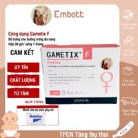 Gametix F hộp 30 gói tăng thụ thai cho nữ giới EMBOTT22