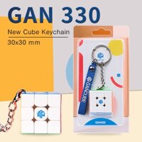 Gan 330 Móc khóa Hình khối Gan330 Móc khóa Mini Magic Speed Gan 3X3 Khối lập phương Hình khối Không nhãn dán Gans Xếp hình Túi Hình khối Đồ chơi Thần tài