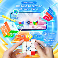 Gan356 i Carry 2 CubeSmart Cube 3x3 Speed Cube Theo dõi thông minh Bước chuyển động thời gian với ứng dụng CubeStation
