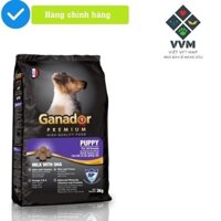 Ganador 3kg [Thức ăn chó vị cá hồi, cừu, gà, bò, trứng sữa, DHA]