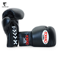 Găng Boxing YOKKAO Matrix Lace Up Buộc Dây – Black