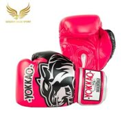 Găng Boxing YOKKAO Original – Pink Boxing Gloves Silver