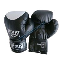 Găng đấm boxing Everlast 12oz  - Đen