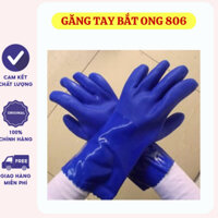 Găng tay 806 chống dầu chịu lạnh - Bao tay bắt ong rừng xanh dương