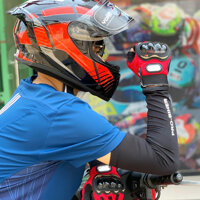 Găng tay bao cánh tay thun lạnh chống nắng UV Pro-Biker - XXL-bắp tay  30cm