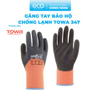 Găng tay bảo hộ chống lạnh Towa 347 chịu được nhiệt độ kho lạnh âm -20-30 độ C. Găng phủ 3/4 giúp chống chịu nước tốt