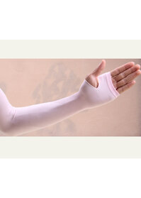 Găng Tay Bao Tay Ống Chống Nắng Cao Cấp Unisex - Hồng Phấn