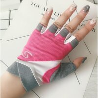 Găng tay bao tay tập Gym, đạp xe, găng tay thể thao đa năng - Hồng - S