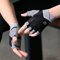 Găng tay bao tay tập Gym, đạp xe, găng tay thể thao đa năng - Đen - L