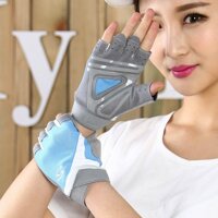 Găng tay bao tay tập Gym, đạp xe, găng tay thể thao đa năng - Xanh Nhạt - S