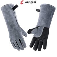 Găng tay BBQ WANGCAI Chống cháy cách nhiệt Cotton nướng da dài tay