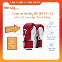 Găng tay boxing BN Beetles màu đỏ cao cấp chính hãng