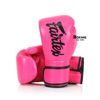 GĂNG TAY BOXING FAIRTEX MICROFIBER HỒNG / ĐEN