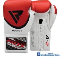 Găng tay boxing RDX BOXING GLOVES LEATHER PRO FA2 RED SIZE 10oz