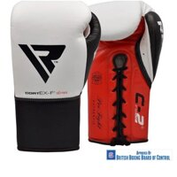 Găng tay boxing RDX BOXING GLOVES LEATHER PRO FC2 WHITE SIZE 10oz