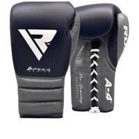 Găng tay boxing RDX BOXING GLOVES PRO SA4 BLUE WITH LACES