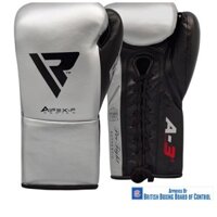 Găng tay boxing RDX BOXING GLOVES LEATHER PRO FA3 SILVER SIZE 10oz