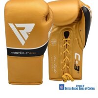 Găng tay boxing RDX BOXING GLOVES LEATHER PRO FC3 GOLDEN SIZE 10oz