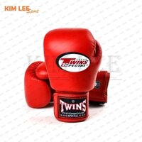 Găng tay boxing Twins air flow BGVL3 cao cấp chính hãng da bò màu đỏ