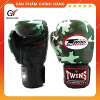 GĂNG TAY BOXING TWINS – camo xanh lá