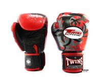 GĂNG TAY BOXING TWINS DRAGON TRIBAL ĐỎ / ĐEN