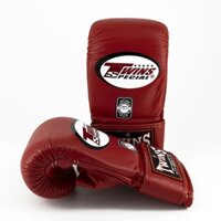 Găng tay boxing TWINS TRAINING BAG GLOVES VELCRO HALF THUMB