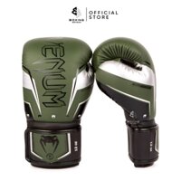 Găng Tay Boxing Venum Elite Evo - Khaki/Silver