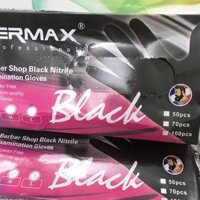 Găng tay cao su đen phun xăm thẩm mỹ - Kuso hàng Việt Nam Chất Lượng Cao Hộp 100 chiếc