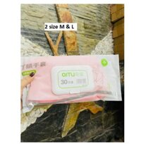 Găng tay cao su nhà bếp nấu ăn, găng tay rửa chén, hộp 30 bao tay rửa bát siêu dai không mùi GD748-Gang30 - Cỡ M