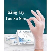 Găng Tay Cao Su Y Tế Intco Bền Dai Hộp 100 Chiếc, Găng Tay Spa Không Màu Hộp 100 Chiếc (50 Đôi)