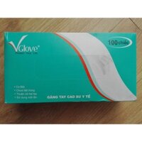 Găng tay cao su y tế topcare glove  hộp size XS, S, M,L