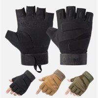 Găng Tay Chiến Thuật Nửa Ngón_Combat Airsoft Half Finger