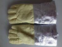Găng tay chịu nhiệt 900 độ vải Aramid + Kevla + visco chống cắt