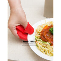 Găng tay chịu nhiệt cho lò vi sóng KM1204 Nhật Bản, chịu nhiệt độ cao, silicone chống bỏng, kẹp giữ đĩa