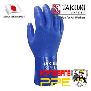 Găng tay chống hóa chất Takumi PVC-600