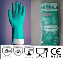 Găng tay chống hóa chất Nitrile Chemgard NF1815