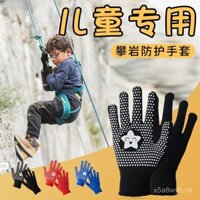 Găng tay chống trượt cho trẻ em, găng tay thể thao ngoài trời năm ngón cho trẻ em, đạp xe, leo núi, găng tay đặc biệt cho trẻ em