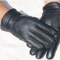 Găng tay da nam GT1007F giữ ấm mùa đông lót nĩ bên trong chống lạnh