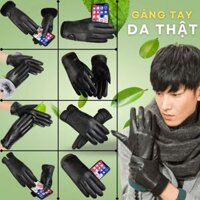 Găng Tay Da Thật Nữ + Nam Chất Liệu Cao Cấp Mỏng Nhẹ Không Lo Bong Nổ, Dễ Dàng Cầm Nắm Và Lái Xe - BH 5 Năm