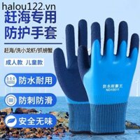 Găng Tay Đặc Biệt Bảo Vệ Lao Động Trẻ Em Dụng Cụ Bắt Cua Chống Kẹp Cá Bắt Chống Đâm Cao Su Chống Trơn Trượt Chống @ -
